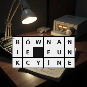 Hasło krzyżówkowe równanie w którym funkcja jest niewiadomą np równanie różniczkowe - równanie funkcyjne – rozwiązanie, synonimy, podpowiedzi i definicje krzyżówkowe